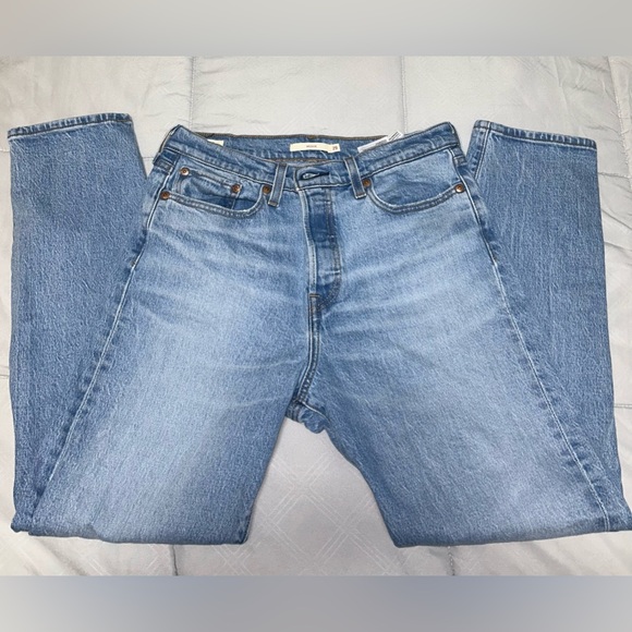 BRAND NEW NWOT: Levi’s Women’s Blue Straight Wedgie Jeans Size 29 - Picture 6 of 9